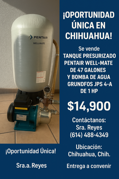 TANQUE PRESURIZADO PENTAIR WELL-MATE